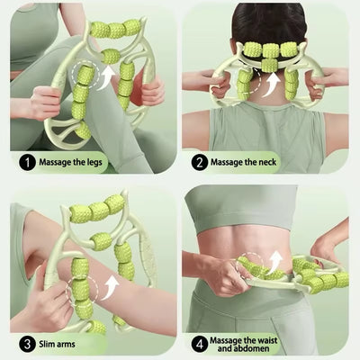 Deep Tissue Muscle Roller Foam Roller – Trigger Point Massage Tool