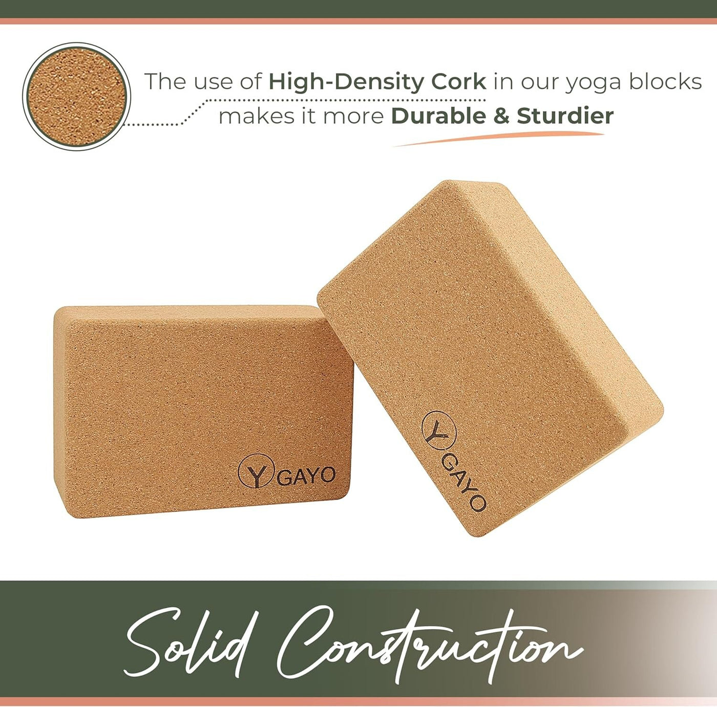 Ultimate Cork Yoga Kit – Eco-Friendly Large Mat with Alignment Lines, Blocks, Strap & Carry Strap – Premium Yoga Gift Set
