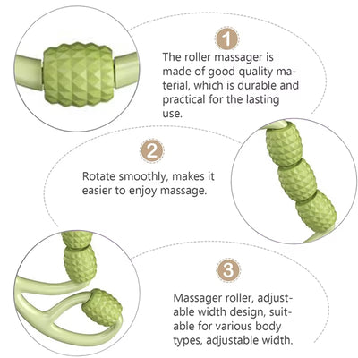 Deep Tissue Muscle Roller Foam Roller – Trigger Point Massage Tool