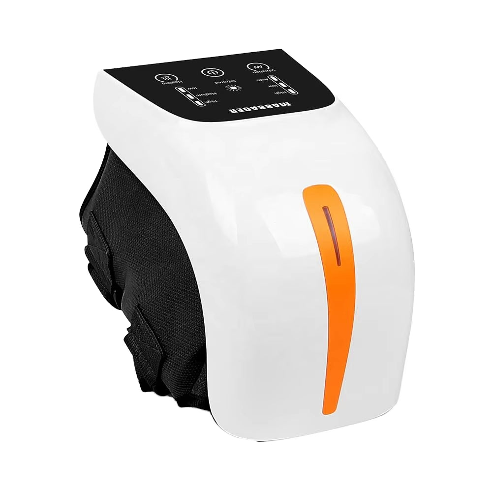 Rechargeable Knee Massager with LCD Touch Control – Air Compression, Kneading & Heating