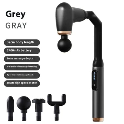 Long Handle Electric Massage Gun – Deep Tissue Muscle Relief