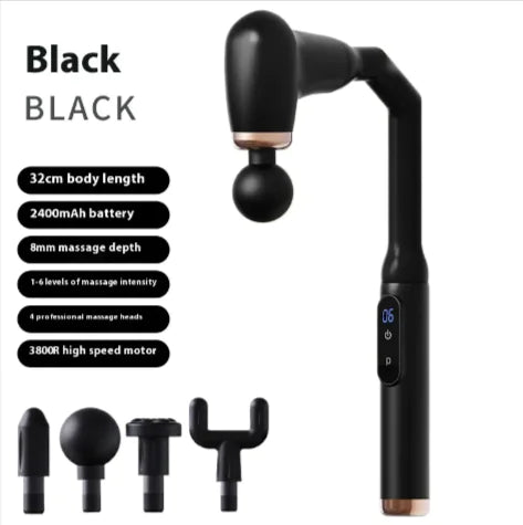 Long Handle Electric Massage Gun – Deep Tissue Muscle Relief
