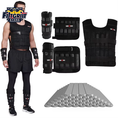 20KG Adjustable Weight Training Vest – Empty Fitness Running Suit for Strength & Endurance Training