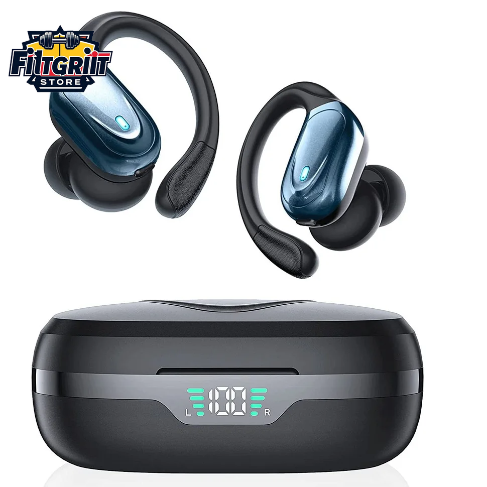TWS True Wireless Bluetooth Earbuds – Deep Bass, Mic & LED Power Display