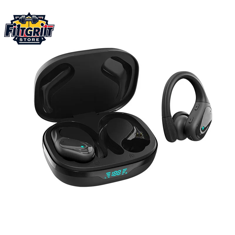 TWS True Wireless Bluetooth Earbuds – Deep Bass, Mic & LED Power Display