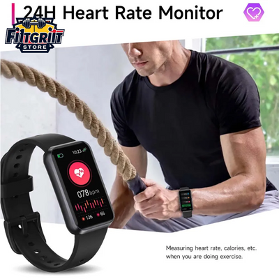 Smart Fitness Tracker Watch – IP68 Waterproof