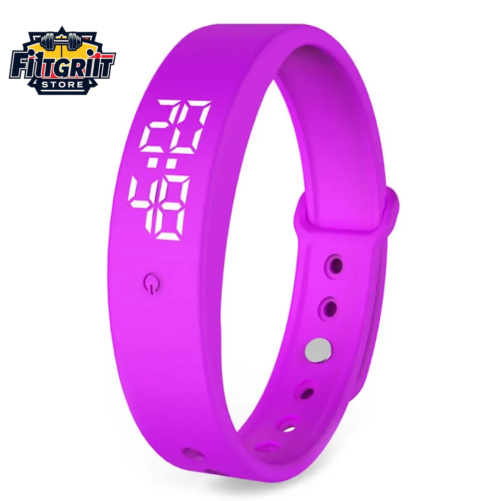 LED Digital Smart Bracelet – Waterproof with Body Temperature Monitor