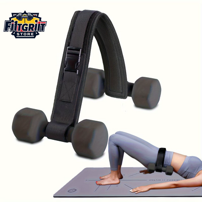 Pro-Grade Hip Thrust Belt – Strengthen Glutes & Core with Dumbbells, Ideal for Strength Training, Pilates & Home Workouts