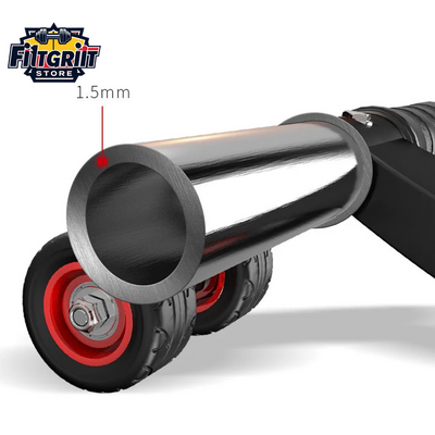 4-Wheel Ab Roller for Core Training – Home Abdominal Muscle Trainer with Stability & Grip for Full Body Workout