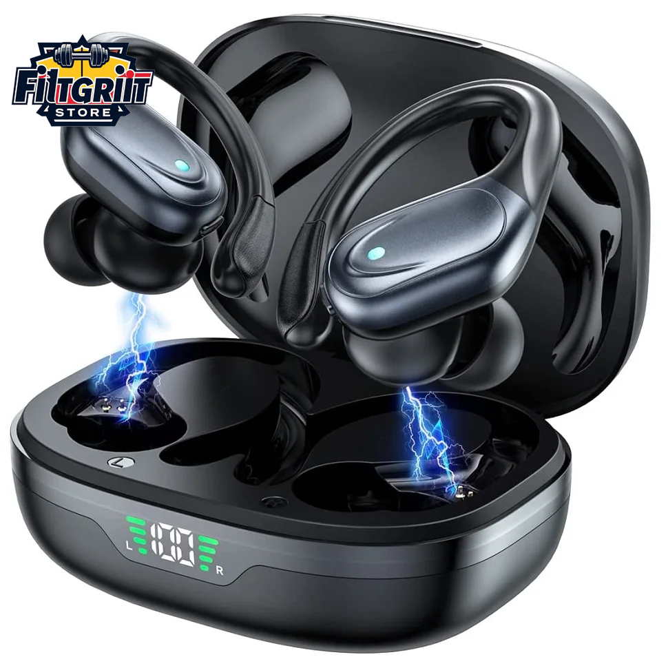 TWS True Wireless Bluetooth Earbuds – Deep Bass, Mic & LED Power Display