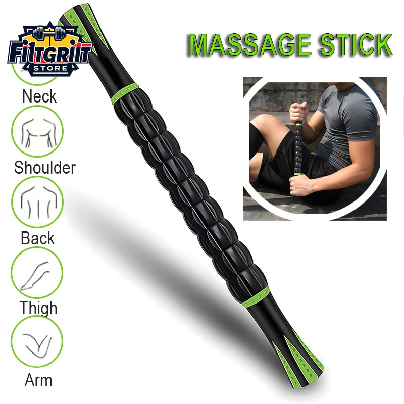 Body Massage Stick – Muscle Roller for Athletes