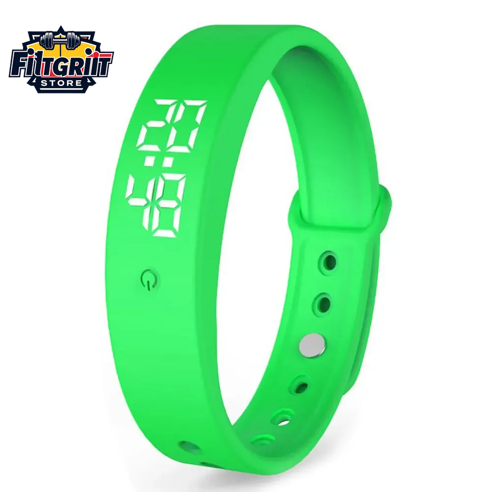 LED Digital Smart Bracelet – Waterproof with Body Temperature Monitor