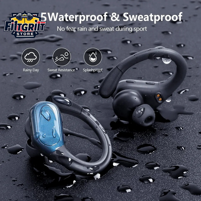 TWS True Wireless Bluetooth Earbuds – Deep Bass, Mic & LED Power Display