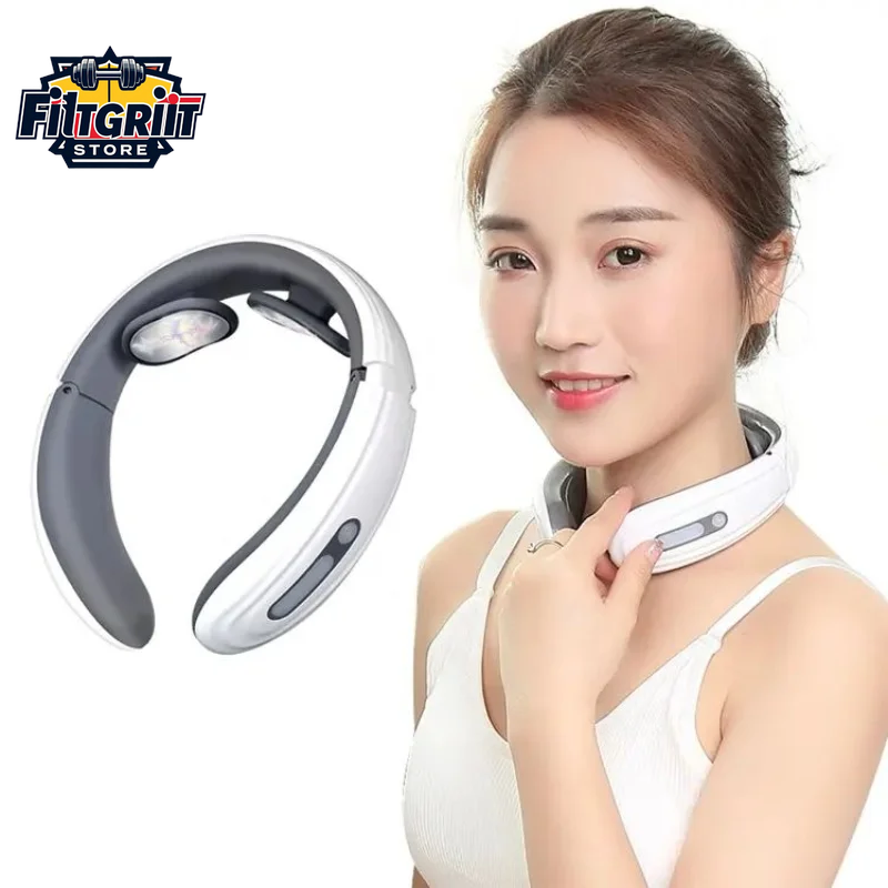 6-Mode Electric EMS Neck Massager with Infrared Heat
