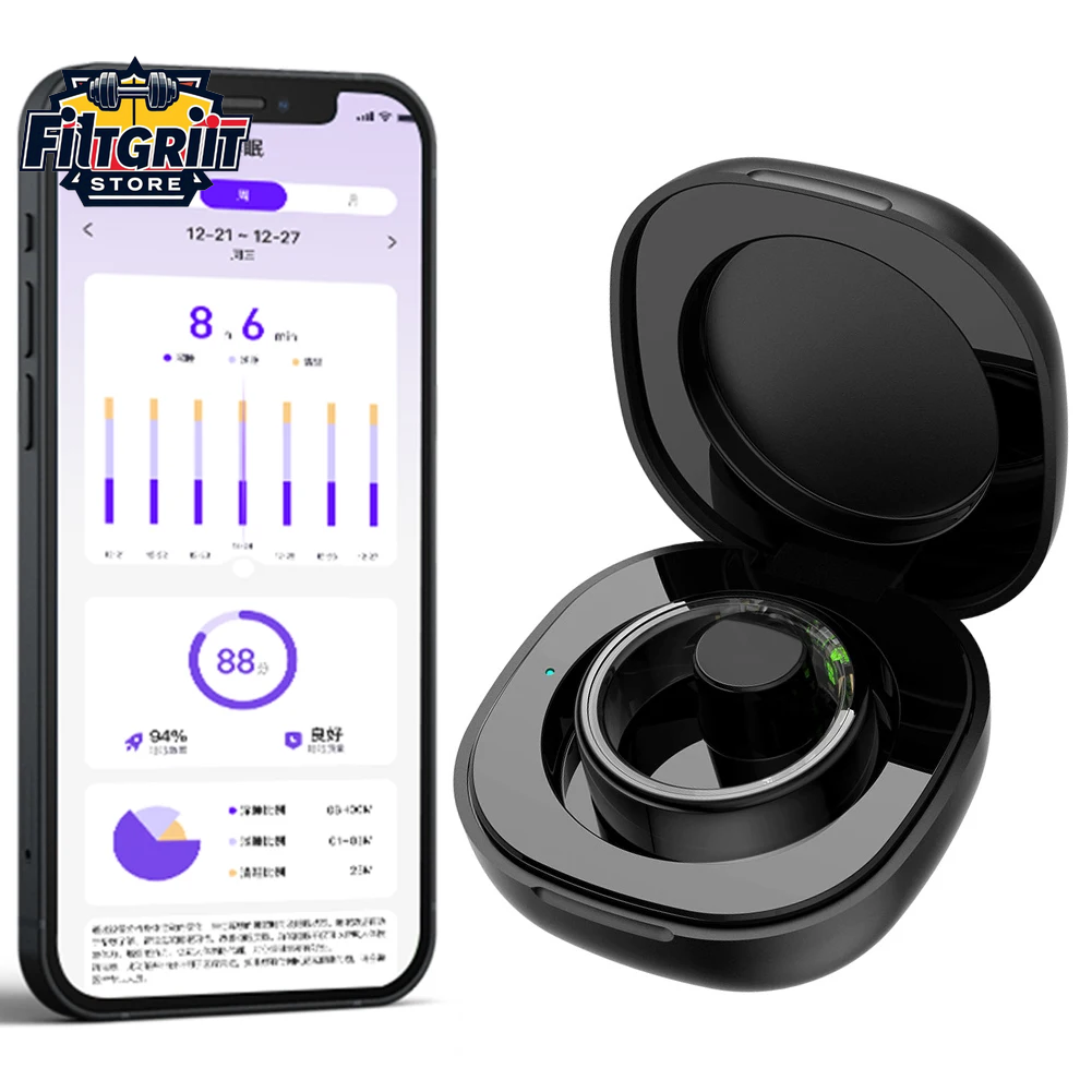 Xiaomi R02 Smart Ring Wireless Charging Case – 200mAh Replacement Dock