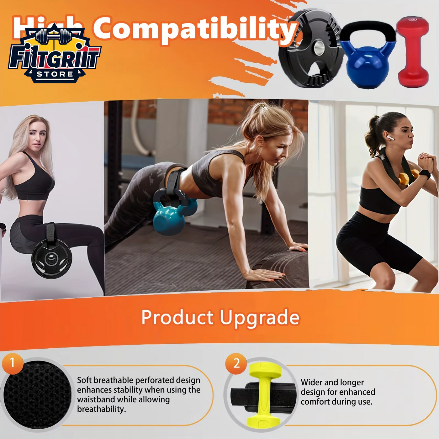 Pro-Grade Hip Thrust Belt – Strengthen Glutes & Core with Dumbbells, Ideal for Strength Training, Pilates & Home Workouts