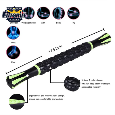 Body Massage Stick – Muscle Roller for Athletes