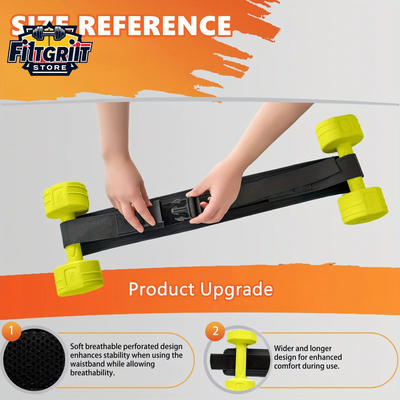 Pro-Grade Hip Thrust Belt – Strengthen Glutes & Core with Dumbbells, Ideal for Strength Training, Pilates & Home Workouts