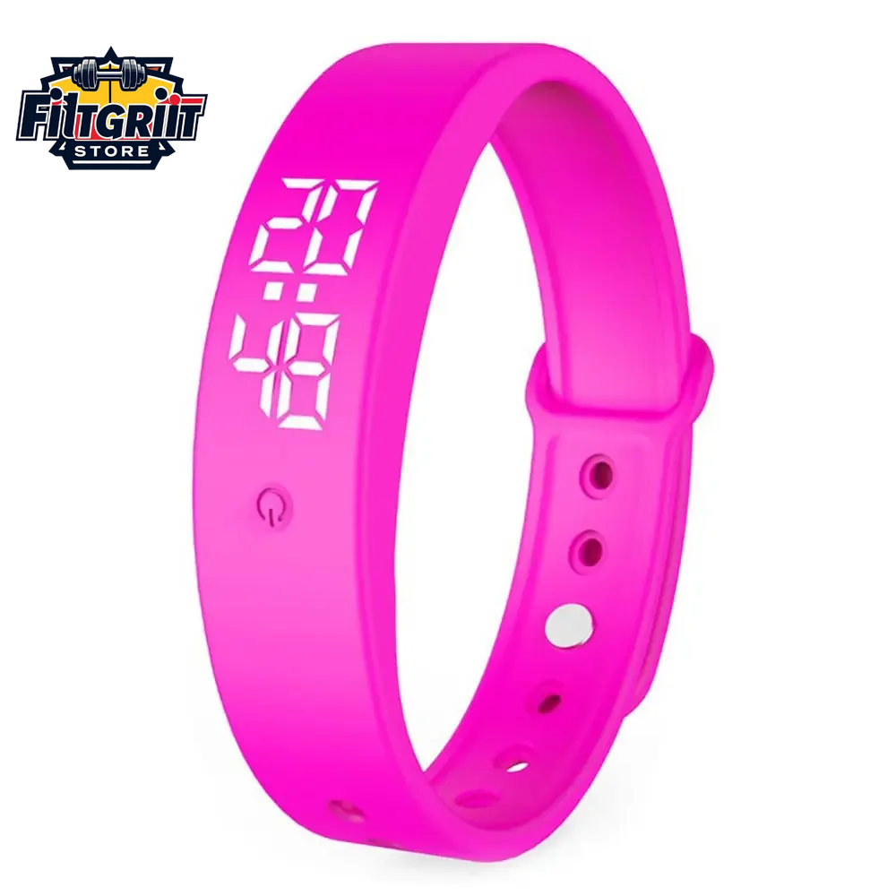 LED Digital Smart Bracelet – Waterproof with Body Temperature Monitor
