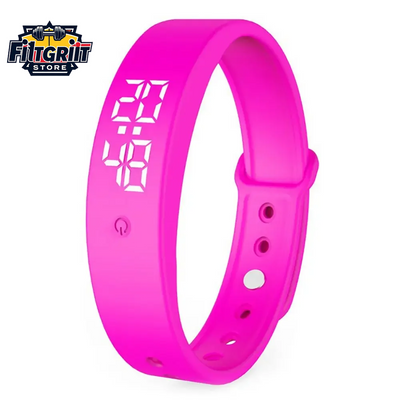 LED Digital Smart Bracelet – Waterproof with Body Temperature Monitor