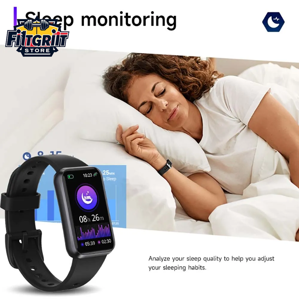 Smart Fitness Tracker Watch – IP68 Waterproof