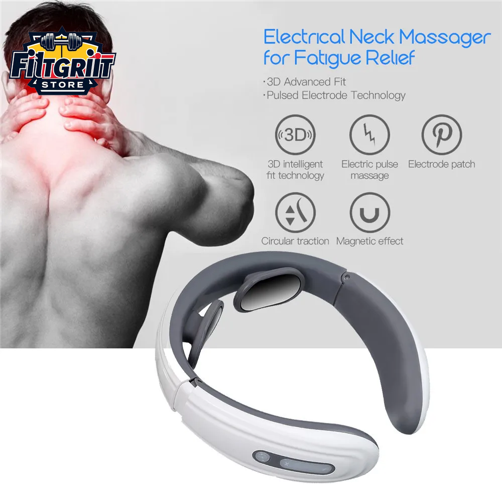 6-Mode Electric EMS Neck Massager with Infrared Heat