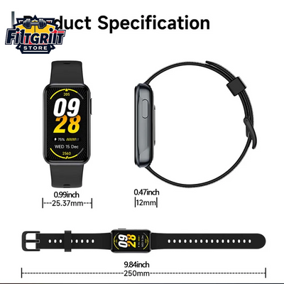 Smart Fitness Tracker Watch – IP68 Waterproof