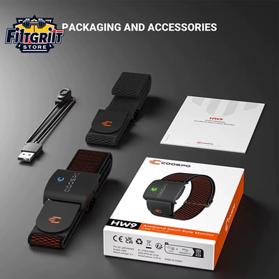 HW9 Armband Heart Rate Monitor – BLE5.0 & ANT+