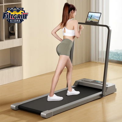 Compact Folding Electric Treadmill – Ultra-Quiet Walking Pad for Home Gym & Indoor Fitness – Slim Under Desk Treadmill